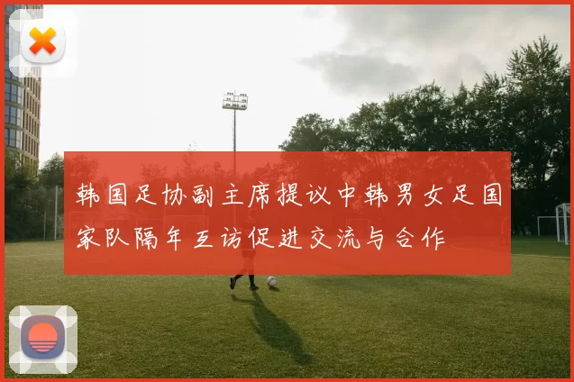 韩国足协副主席提议中韩男女足国家队隔年互访促进交流与合作